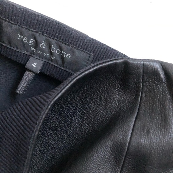 Rag & Bone Simone Leather Pants 4 - Picture 8 of 8